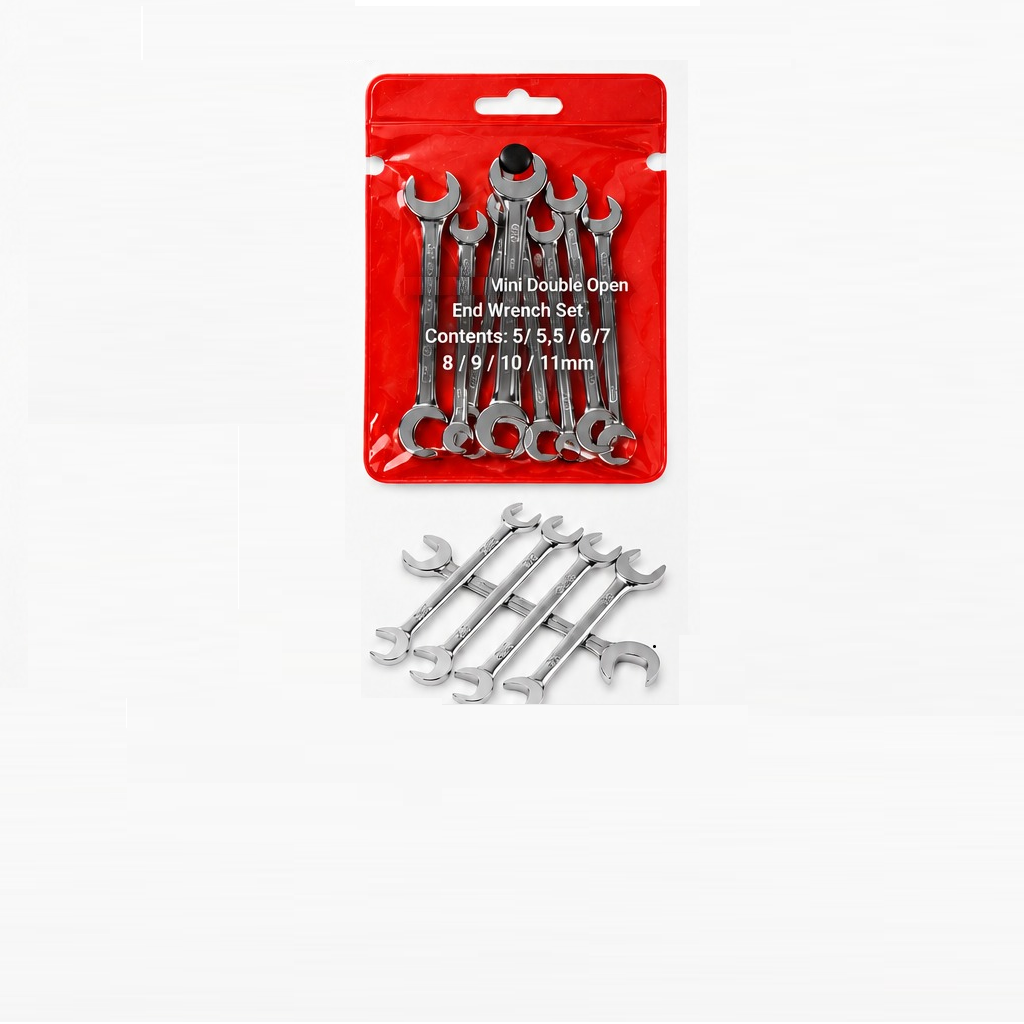 Mini Double open Wrench Set 8Pcs 5-11Mm